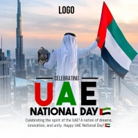 UAE National Day Message Instagram template