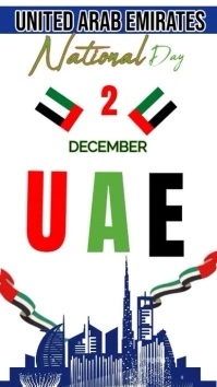 Uae national day Instagram Story template