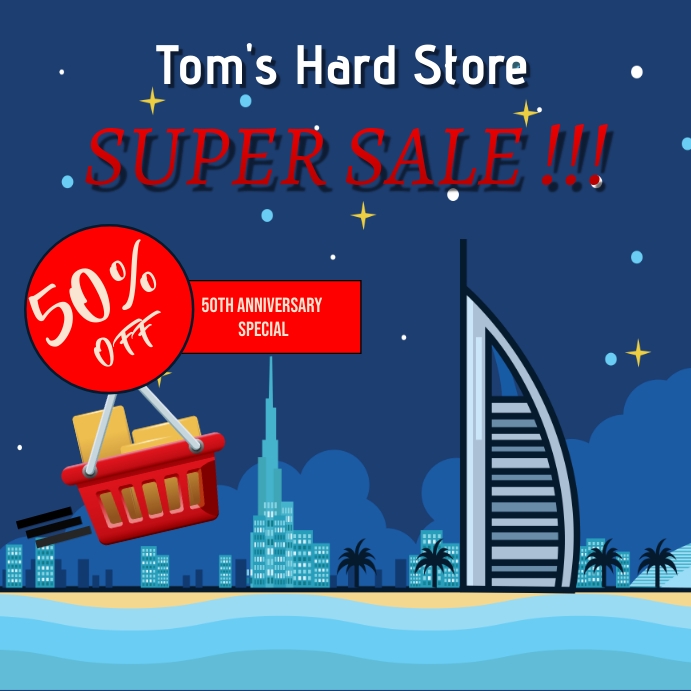 UAE NATIONAL DAY SALE FLYER Instagram Post template