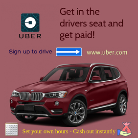Customizable Design Templates For Uber PosterMyWall