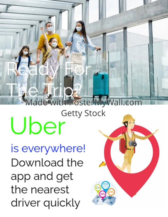 Copy of Uber Flyer Design | PosterMyWall