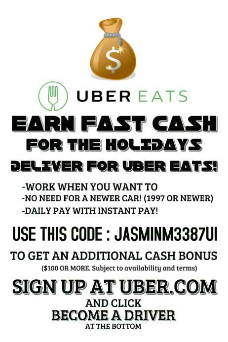 UBER EATS NEW Template | PosterMyWall