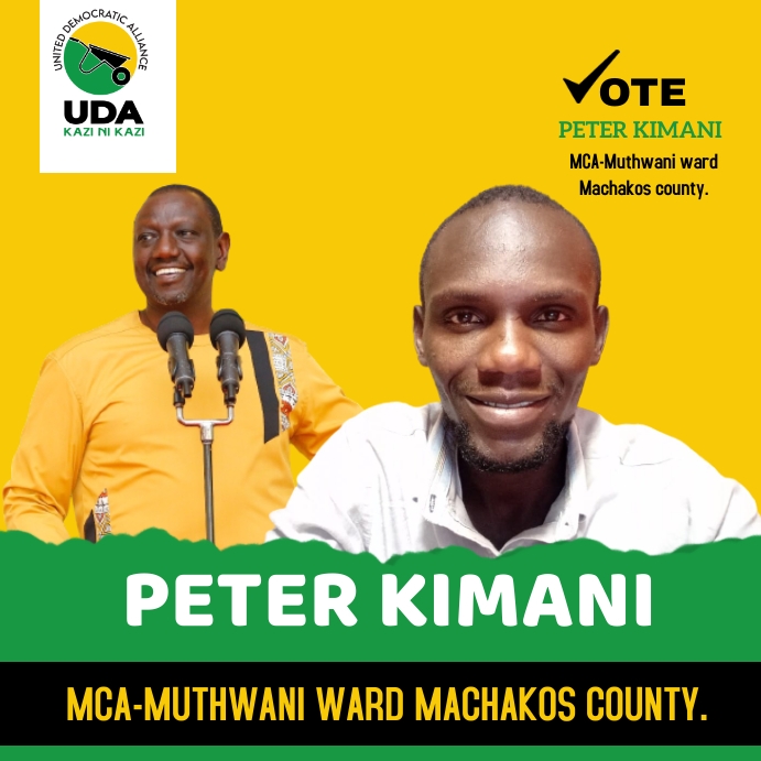 UDA-United Democratic Alliance – kazi ni ka Instagram Post template