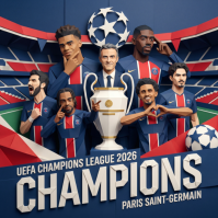 UEFA Champions League Winner Message Instagram template