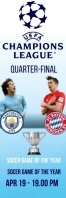 UEFA Champions league poster Banner 2 × 6 template