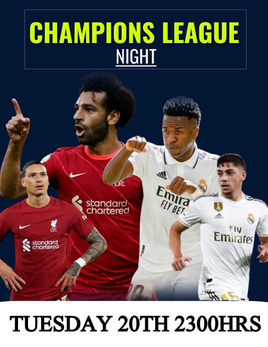 uefa Flyer (US Letter) template