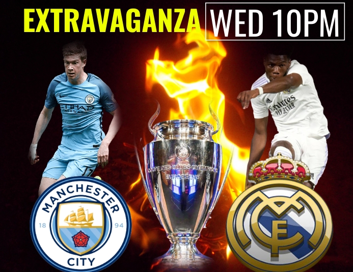 UEFA Flyer (US Letter) template