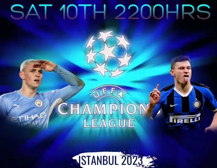 UEFA Flyer (US Letter) template
