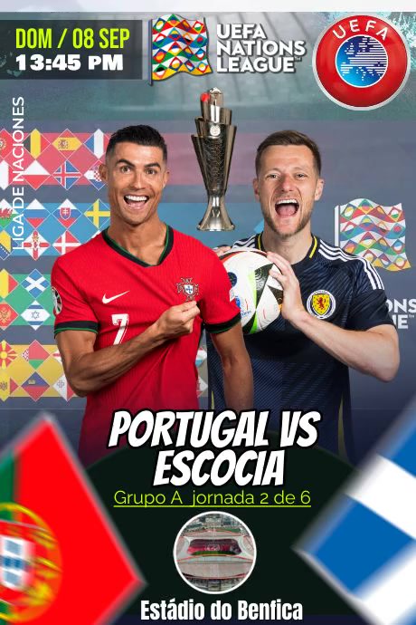 uefa nations league poster template
