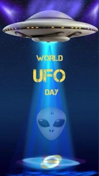UFO Video display 9:16 template