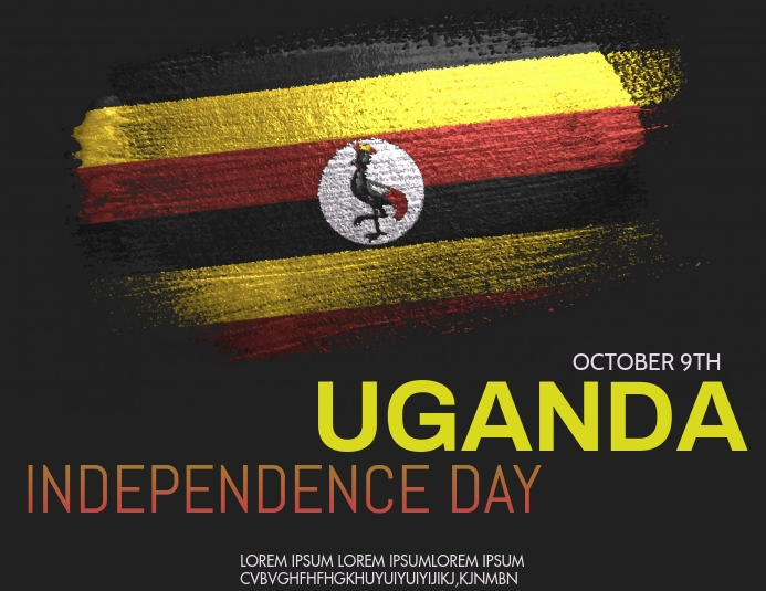 Une Modèle de Jour de L'indépendance de L'Ouganda | PosterMyWall