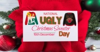 ugly christmas sweater day,ugly sweater day ภาพที่แชร์บน Facebook template