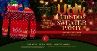 Ugly Christmas Sweater Party Facebook Shared template