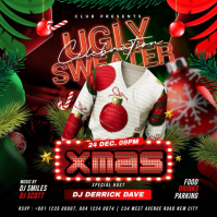 ugly sweater celebration Message Instagram template