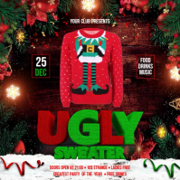 Ugly Sweater Instagram Post template