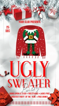 Ugly Sweater Digital Display (9:16) template