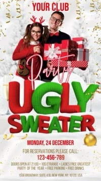 Ugly Sweater Instagram Story template