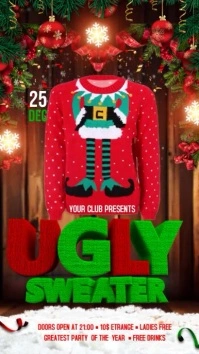 Ugly Sweater Instagram Reel template