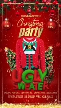 Ugly Sweater Display template