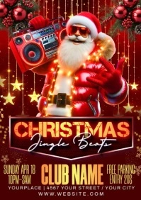 ugly sweater party, A3 template