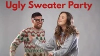 Ugly sweater party digital video template