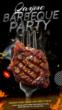 Ultimate Backyard Barbeque Grill Night Instagram-Story template