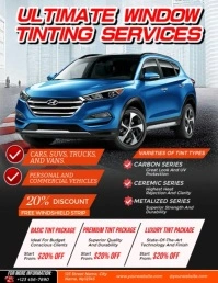Ultimate Window Tinting Services Flyer (US Letter) template