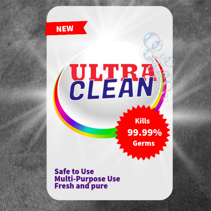 Ultra Clean Graphics Ultra Clean Logo Template | PosterMyWall