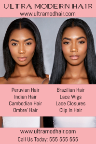 Hair Template | PosterMyWall