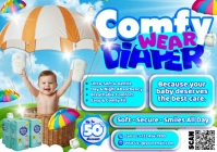 Ultra-Soft & Gentle Diapers A4 template