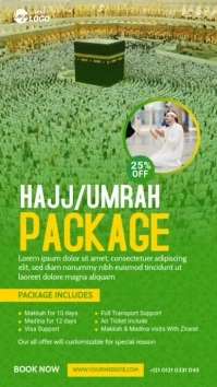Umrah Hajj Package Ad Template Historia de Instagram