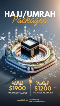 Umrah Hajj Package Instagram Story template