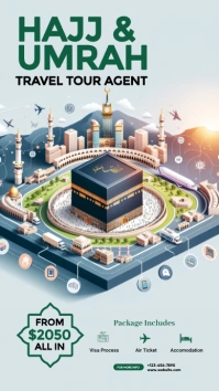 Umrah Hajj Package Instagram Story template