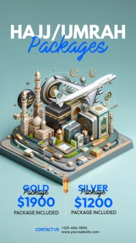 Umrah Hajj Package Instagram Story template