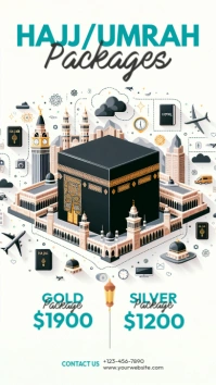 Umrah Hajj Package Instagram Story template