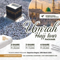 Umrah Hajj Tour Package Post Template