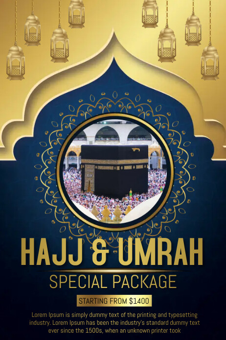 Umrah Package Template PosterMyWall
