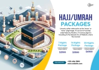 Umrah Package Postcard template
