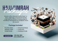 Umrah Package Postcard template