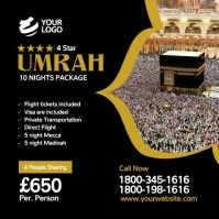 Umrah package social media template Vierkant (1:1)