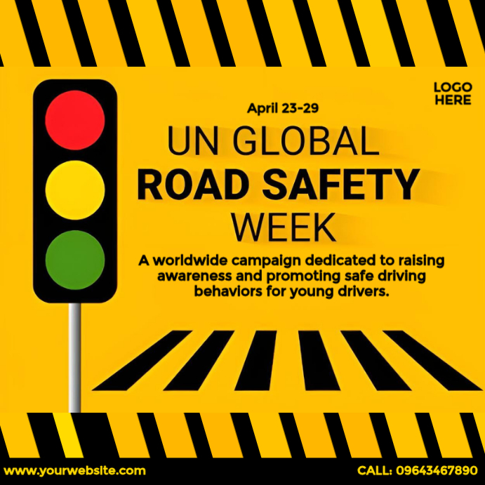 Road Safety Week Instagram Ad Template | PosterMyWall
