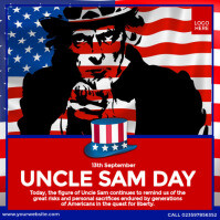 Uncle Sam Day Instagram Post template
