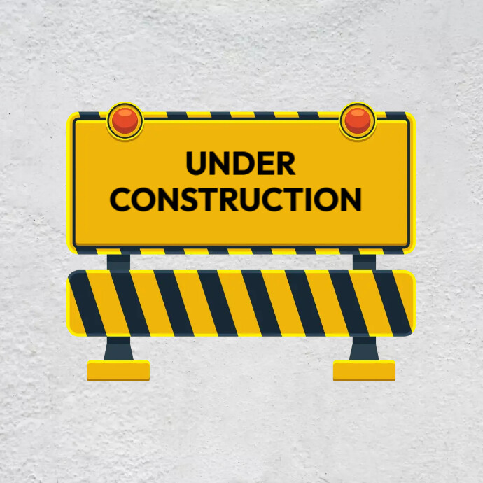 Theme Construction Sign Cutouts Construction Flyer Template Vol 09