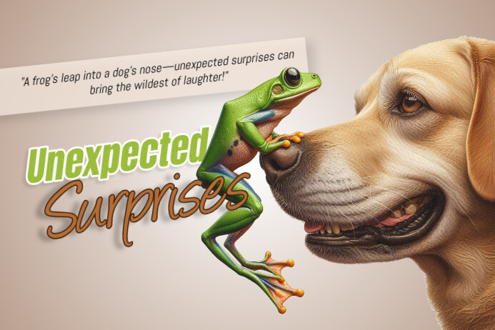 Unexpected surprises Template | PosterMyWall