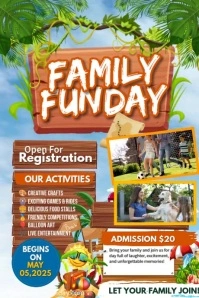 Unforgettable Moments Await at Family Fun Day! โปสเตอร์ template
