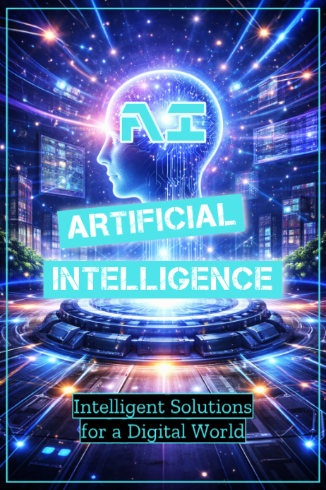 Ungu Artificial Intelligence Poster Template | PosterMyWall