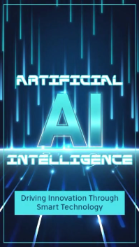 Ungu Artificial Intelligence Reel Instagram Video template