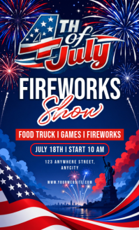 Ungu Ceria 4th of July Fireworks Show Legal AS Oficio US template