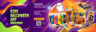 Roxo Kids Halloween Art Workshop Twitter 标题 Template