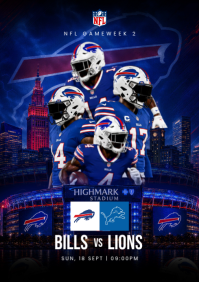 Morado NFL Gameweek 2 A4 Template